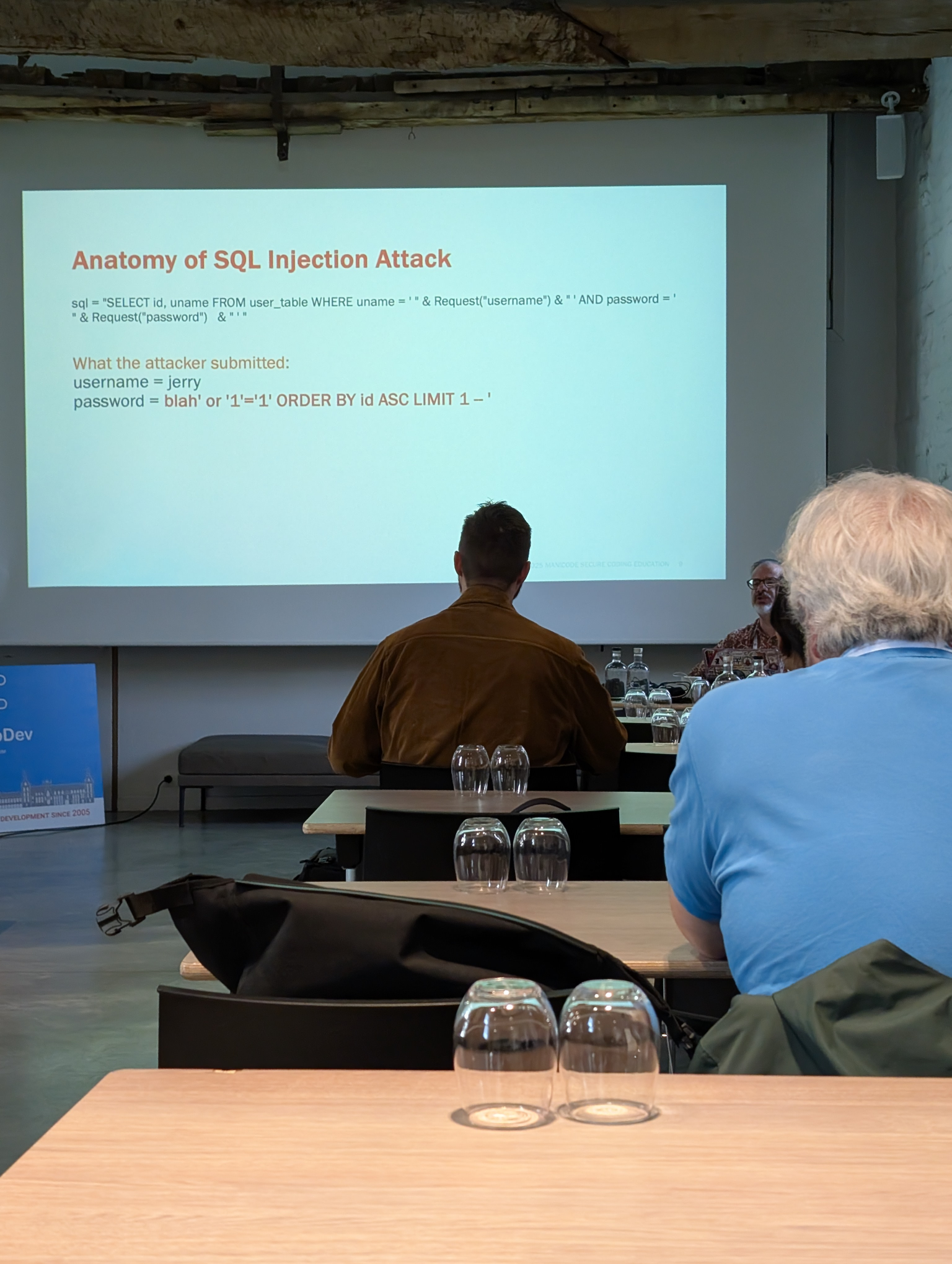 A picture from SecAppDev 2025